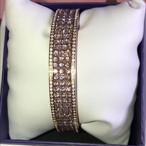 Rose Gold Swarovski Crystal Bangle